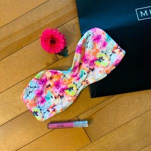 PINK summer lace tube bra top